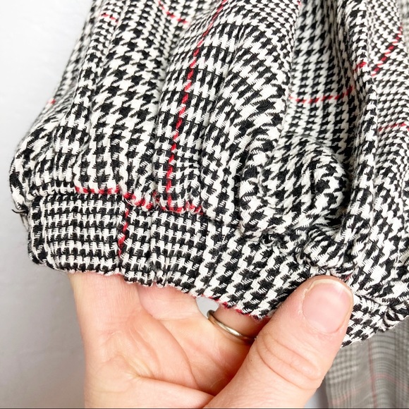 ⚡️4 for 16!⚡️Houndstooth Jumpsuit Ella Blue sz M tie waist - Picture 7 of 8